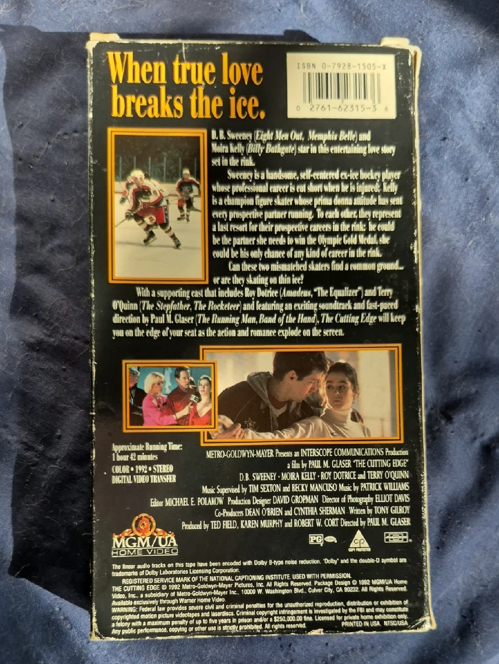 The Cutting Edge VHS Tape
